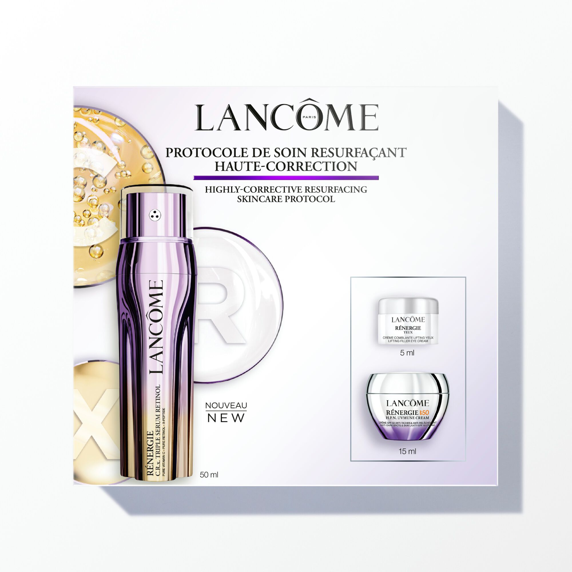 Lancome Rnergie C.r.x. Triple Serum Retinol Set 50ml - 50 ml
