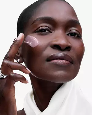Lancome beauty visual for anti-ageing skincare illustration