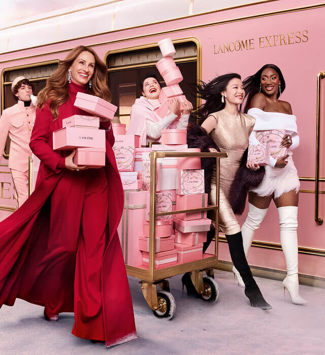 En Route To Happy Holidays - Campaign | Lancôme
